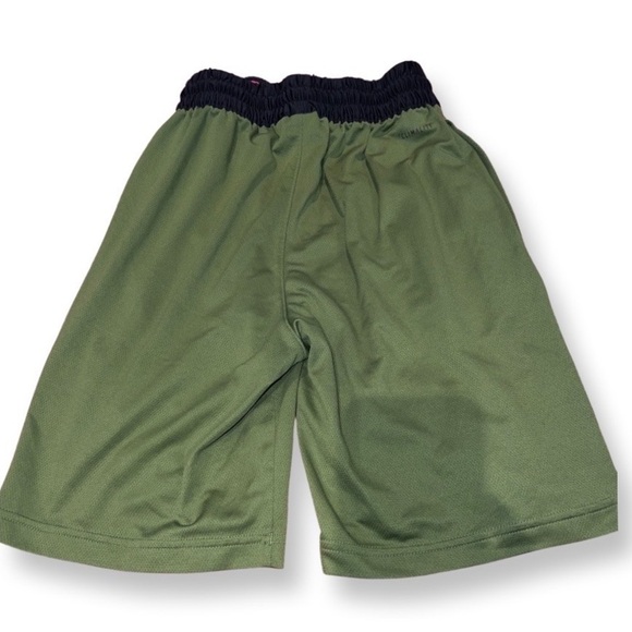 ADIDAS Olive Green Basketball Club Shorts Boys Youth Size XS - Picture 4 of 8